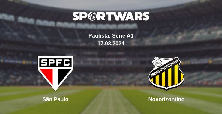 Result of the São Paulo — Novorizontino match, 17.03.2024