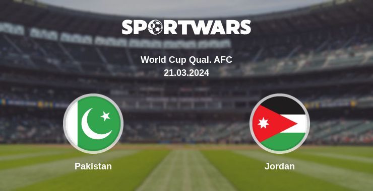 Pakistan — Jordan watch online broadcast, 21.03.2024