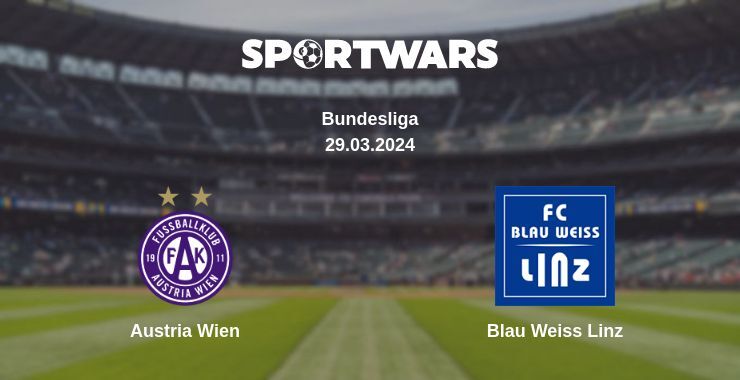 Austria Wien — Blau Weiss Linz watch online for free 29.03.2024