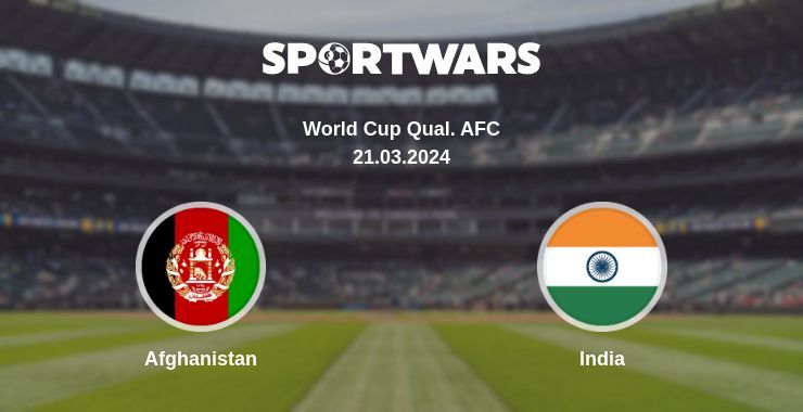 Afghanistan — India watch online broadcast, 21.03.2024