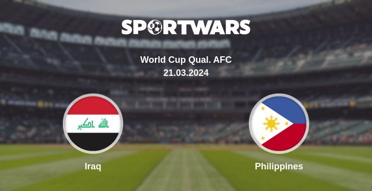 Iraq — Philippines watch online broadcast, 21.03.2024