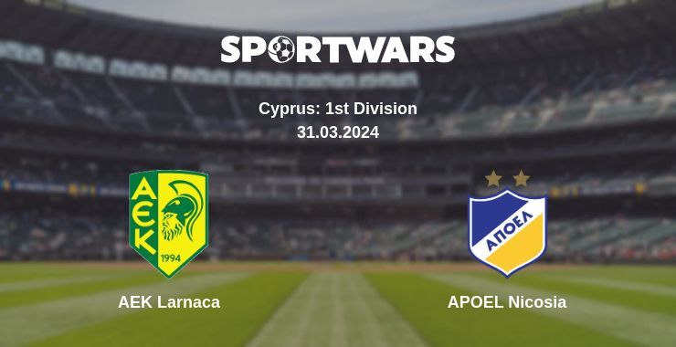 AEK Larnaca — APOEL Nicosia watch online for free 31.03.2024