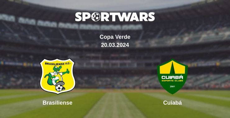 Result of the Brasiliense — Cuiabá match, 20.03.2024