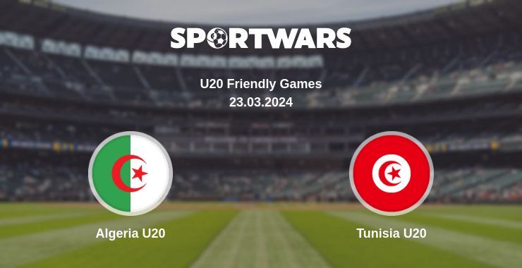 Algeria U20 — Tunisia U20 watch online for free 23.03.2024