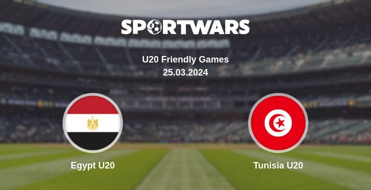 Egypt U20 — Tunisia U20 watch online for free 25.03.2024