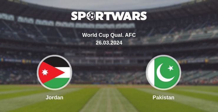 Jordan — Pakistan watch online broadcast, 26.03.2024