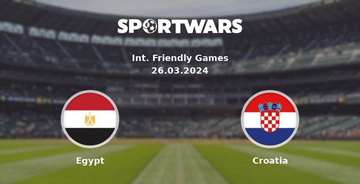 Egypt — Croatia, where to watch online broadcast