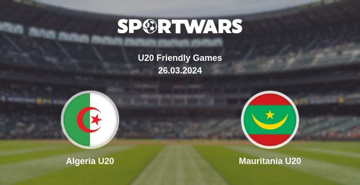 Algeria U20 — Mauritania U20 watch online for free 26.03.2024