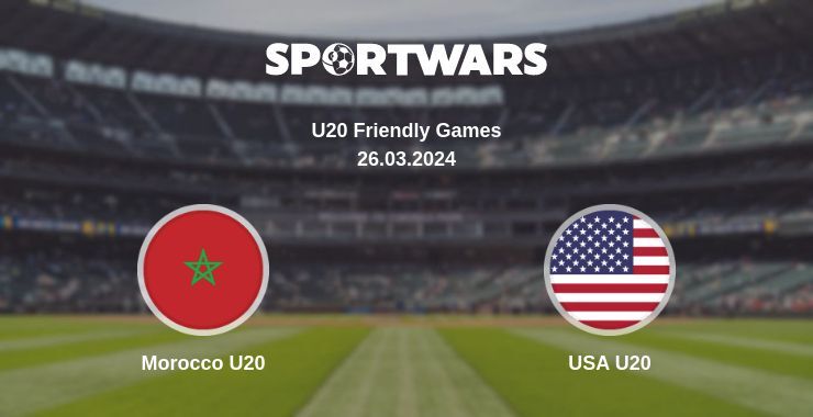 Morocco U20 — USA U20 watch online for free 26.03.2024