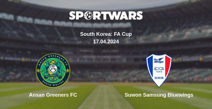 Result of the Ansan Greeners FC — Suwon Samsung Bluewings match, 17.04.2024