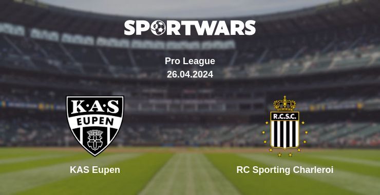 KAS Eupen — RC Sporting Charleroi watch online for free 26.04.2024