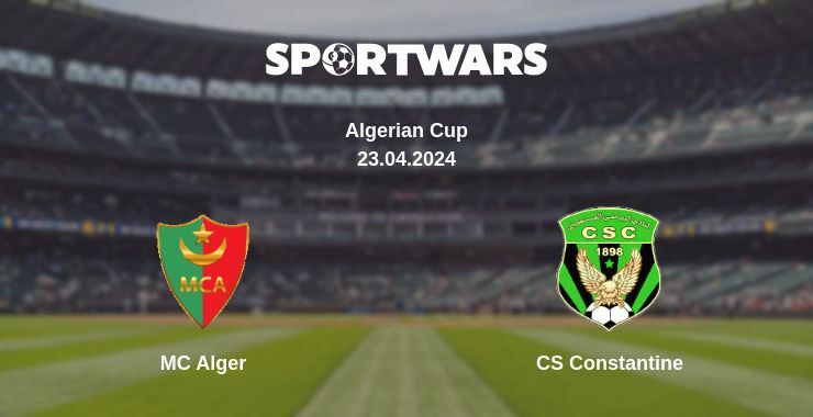 Result of the MC Alger — CS Constantine match, 23.04.2024