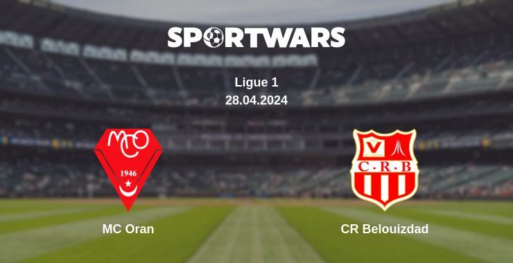 Result of the MC Oran — CR Belouizdad match, 28.04.2024