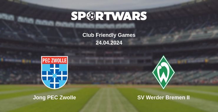 Jong PEC Zwolle — SV Werder Bremen II watch online for free 24.04.2024