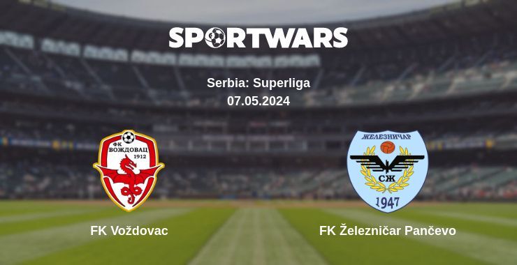 FK Voždovac — FK Železničar Pančevo watch online for free 07.05.2024