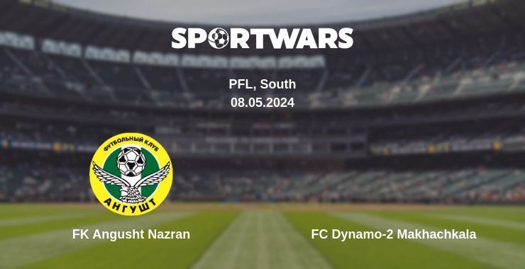 FK Angusht Nazran — FC Dynamo-2 Makhachkala watch online for free 08.05.2024