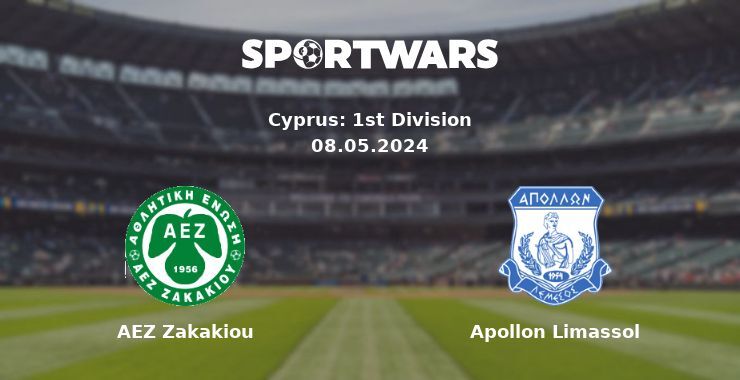 AEZ Zakakiou — Apollon Limassol watch online for free 08.05.2024