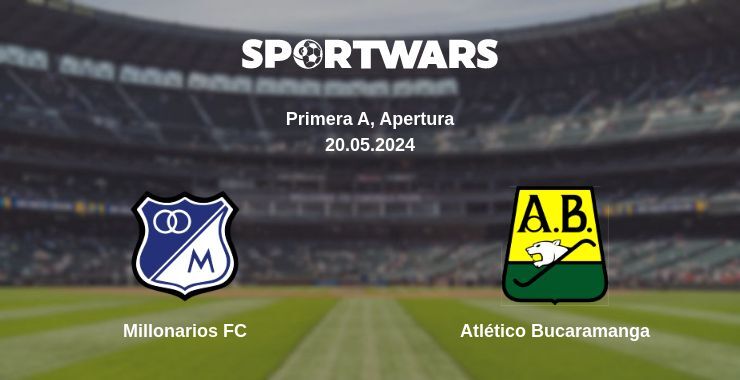 Result of the Millonarios FC — Atlético Bucaramanga match, 20.05.2024