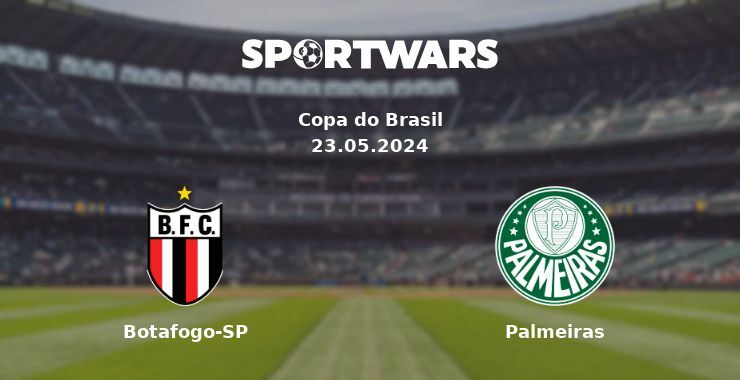 Botafogo-SP — Palmeiras watch online for free 23.05.2024