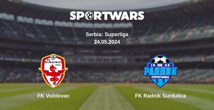 FK Voždovac — FK Radnik Surdulica watch online for free 24.05.2024