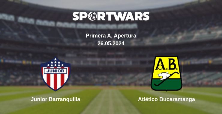 Result of the Junior Barranquilla — Atlético Bucaramanga match, 26.05.2024