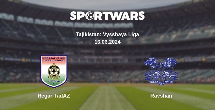 Result of the Regar-TadAZ — Ravshan match, 16.06.2024