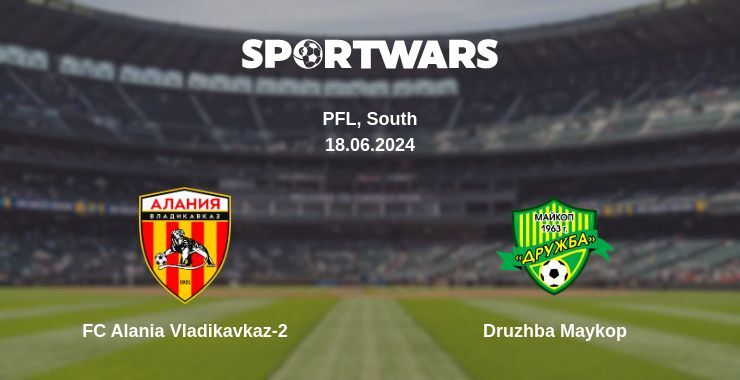 FC Alania Vladikavkaz-2 — Druzhba Maykop watch online for free 18.06.2024