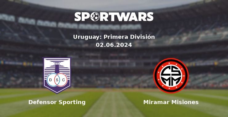 Defensor Sporting — Miramar Misiones watch online for free 02.06.2024