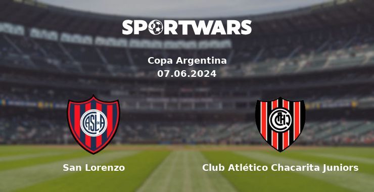 San Lorenzo — Club Atlético Chacarita Juniors watch online for free 07.06.2024