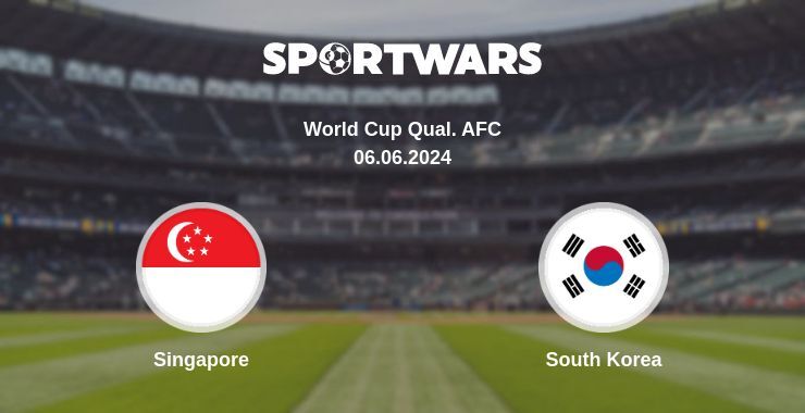 Singapore — South Korea watch online for free 06.06.2024