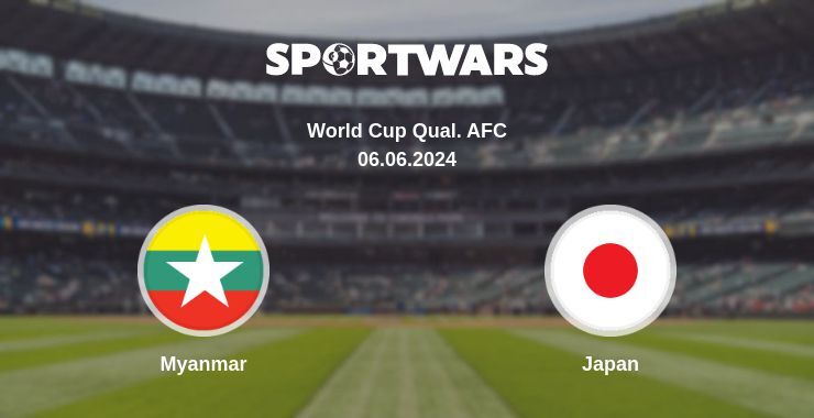 Myanmar — Japan watch online broadcast, 06.06.2024