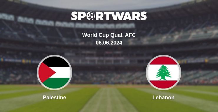 Palestine — Lebanon watch online broadcast, 06.06.2024