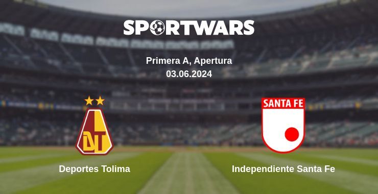 Result of the Deportes Tolima — Independiente Santa Fe match, 03.06.2024