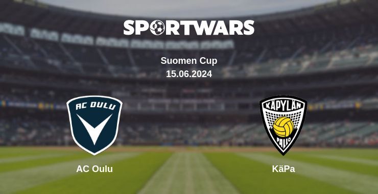 Result of the AC Oulu — KäPa match, 15.06.2024