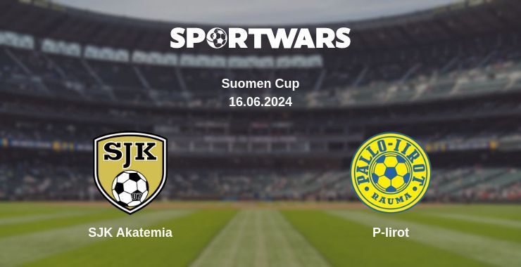 Result of the SJK Akatemia — P-Iirot match, 16.06.2024