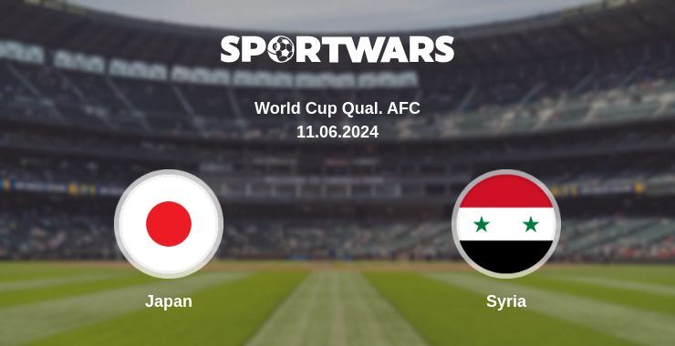 Japan — Syria watch online broadcast, 11.06.2024