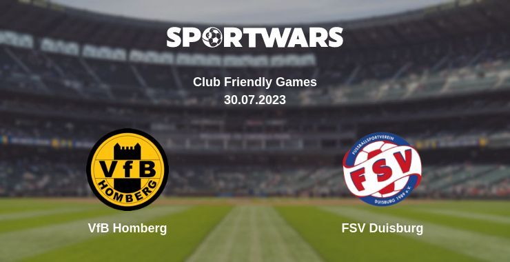 VfB Homberg — FSV Duisburg watch online for free 30.07.2023