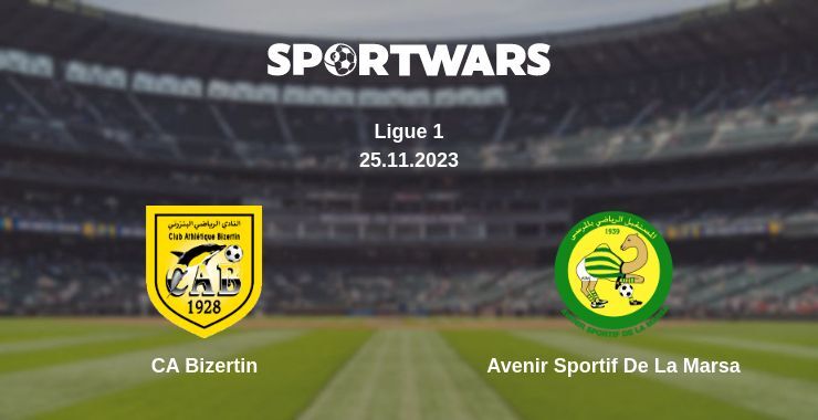 CA Bizertin — Avenir Sportif De La Marsa watch online for free 25.11.2023