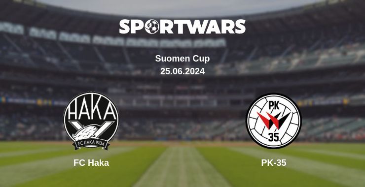 Result of the FC Haka — PK-35 match, 25.06.2024