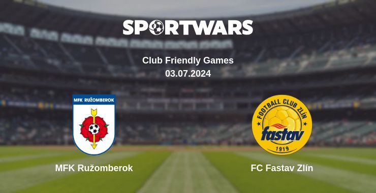 MFK Ružomberok — FC Fastav Zlín watch online for free 03.07.2024