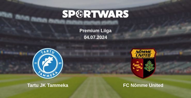 Tartu JK Tammeka — FC Nõmme United watch online for free 04.07.2024