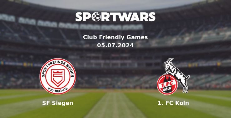 SF Siegen — 1. FC Köln watch online for free 05.07.2024