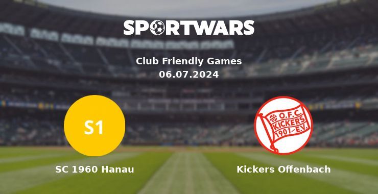 SC 1960 Hanau — Kickers Offenbach watch online for free 06.07.2024