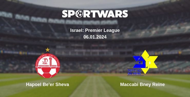 Hapoel Be'er Sheva — Maccabi Bney Reine watch online for free 06.01.2024