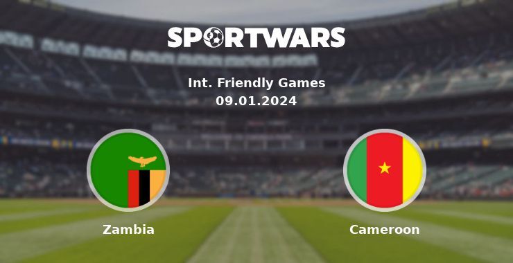 Zambia — Cameroon watch online for free 09.01.2024