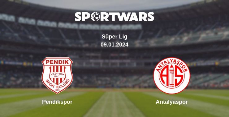 Pendikspor — Antalyaspor watch online for free 09.01.2024