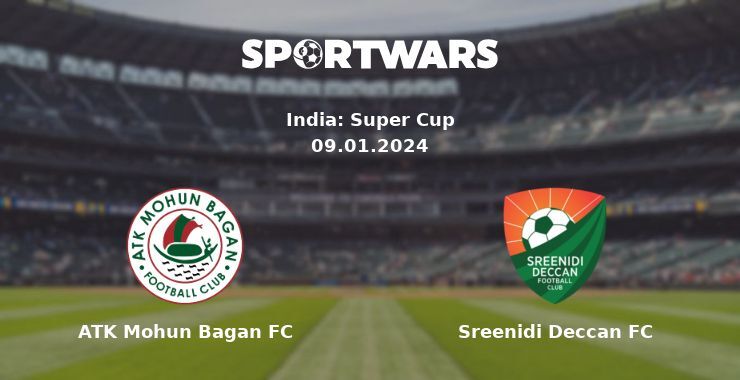 ATK Mohun Bagan FC — Sreenidi Deccan FC watch online for free 09.01.2024