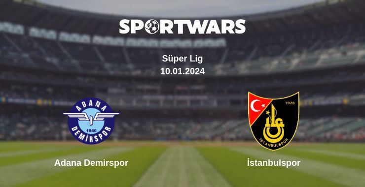 Adana Demirspor — İstanbulspor watch online for free 10.01.2024