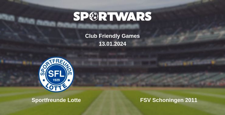 Sportfreunde Lotte — FSV Schoningen 2011, where to watch online broadcast