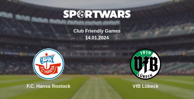 F.C. Hansa Rostock — VfB Lübeck watch online for free 14.01.2024